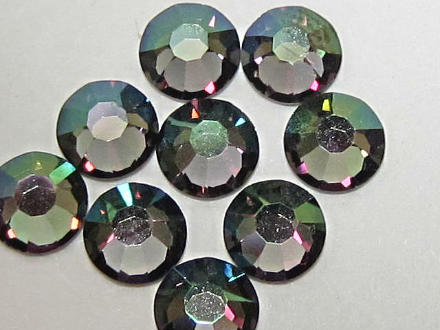 72pcs. 20ss BLACK DIAMOND IRIS MIST (maxima) FLATBACK PRECIOSA Rhinestones